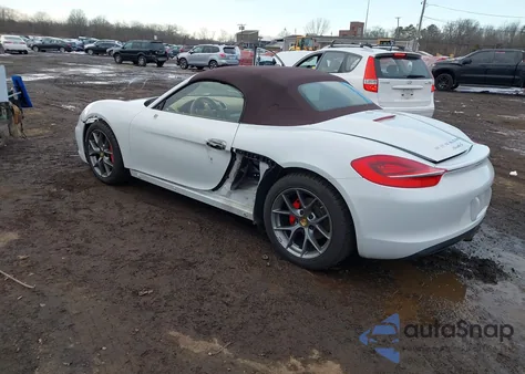 2015 Porsche Boxster S z USA, uszkodzony, nr VIN WP0CB2A8XFS130095